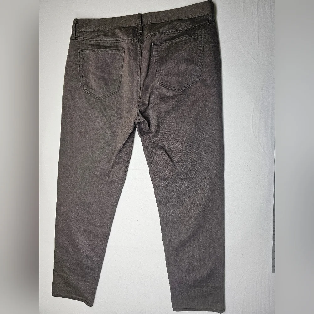 Travel Jean Athletic Fit Mens Pants Size 34x30 Brown Casual‎ Trousers